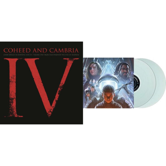 Coheed & Cambria - Vaxis Ii: A Window Of The Waking Mind (Transparent Electric Blue Vinyl/2LP) & Good Apollo I'm Burning Star Iv Vol.1:  From Fear Through The Eyes Of Madness (2LP/150G/Dlcard) Vinyl Record Bundle