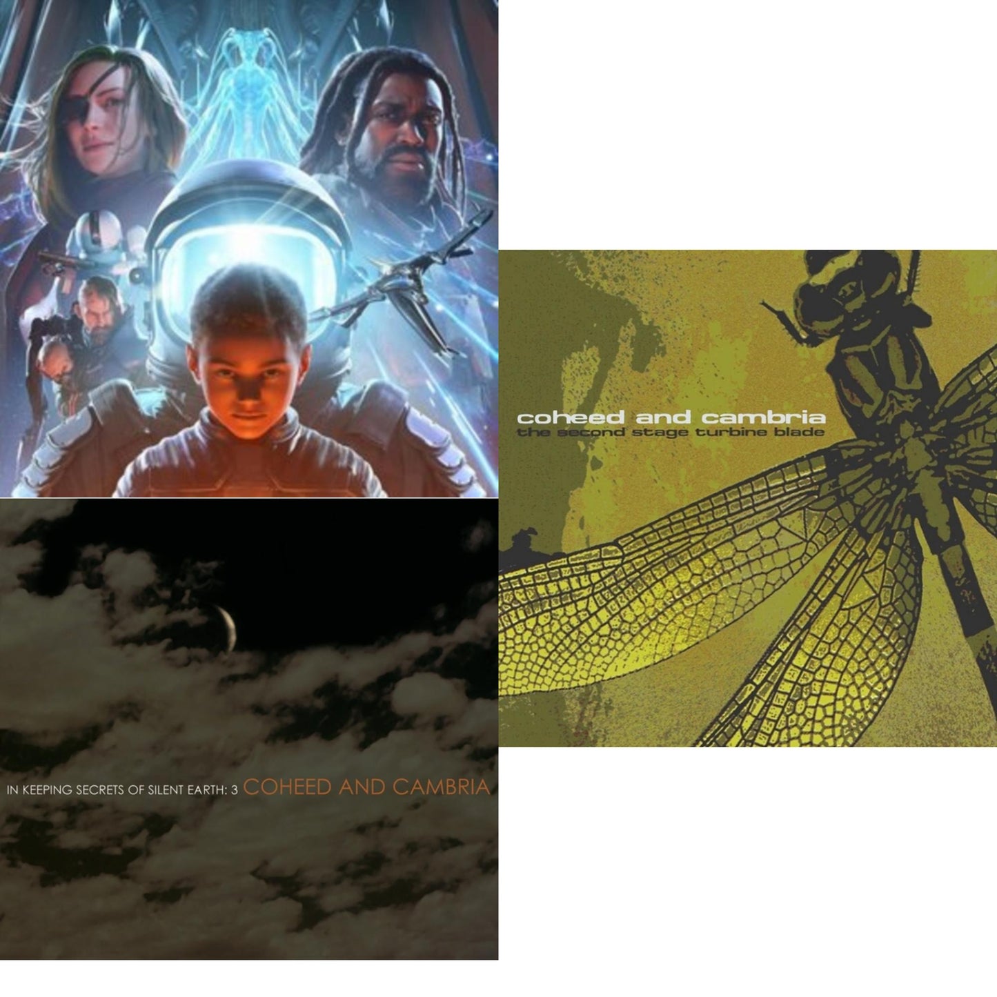 Coheed & Cambria - Vaxis Ii: A Window Of The Waking Mind (Transparent Sea Blue Vinyl/2LP) (I) & In Keeping Secrets Of Silent Earth: 3 (2LP) & Second Stage Turbine Blade