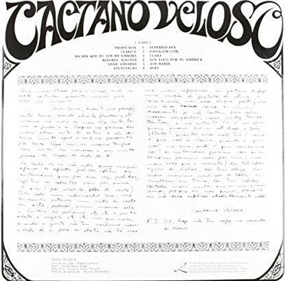 Caetano Veloso (With CD)  Vinyl Record