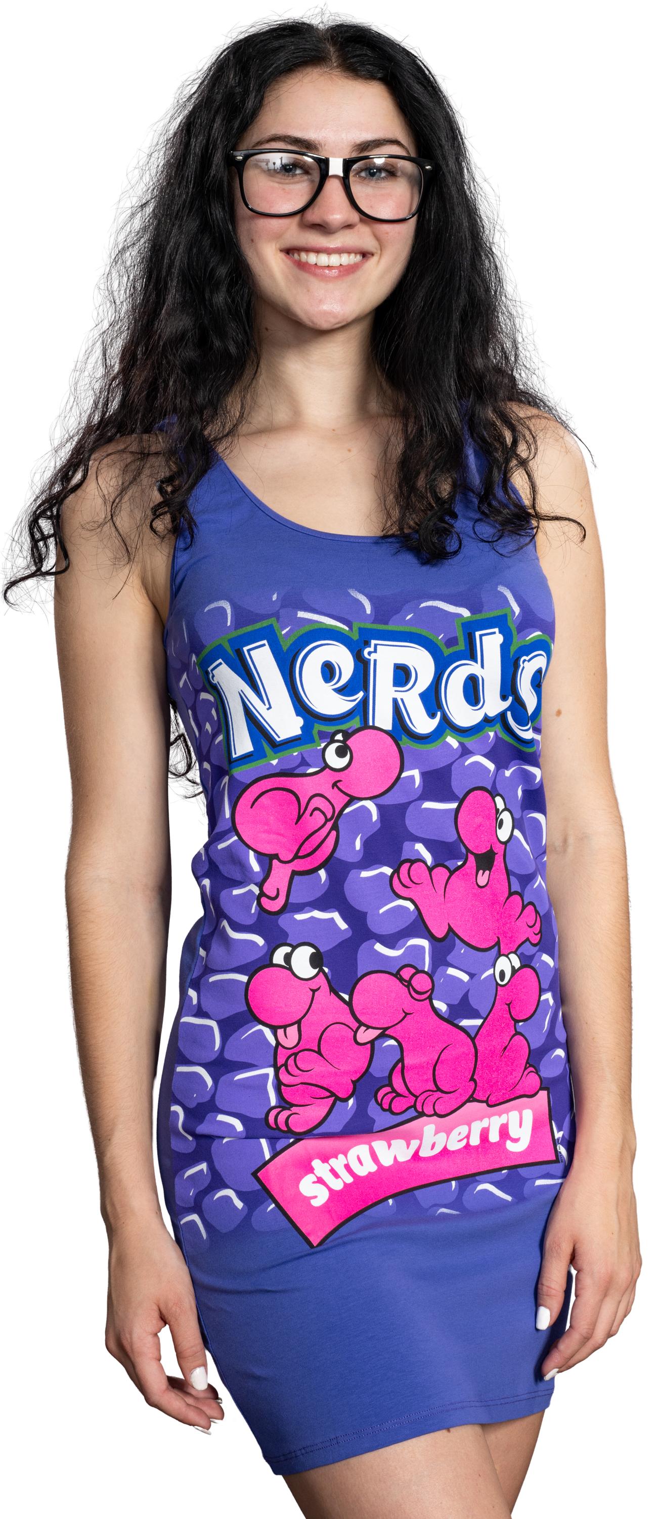 Women's Nerds Candy Halloween Cosplay Costume Tank Dress (3 Colors)