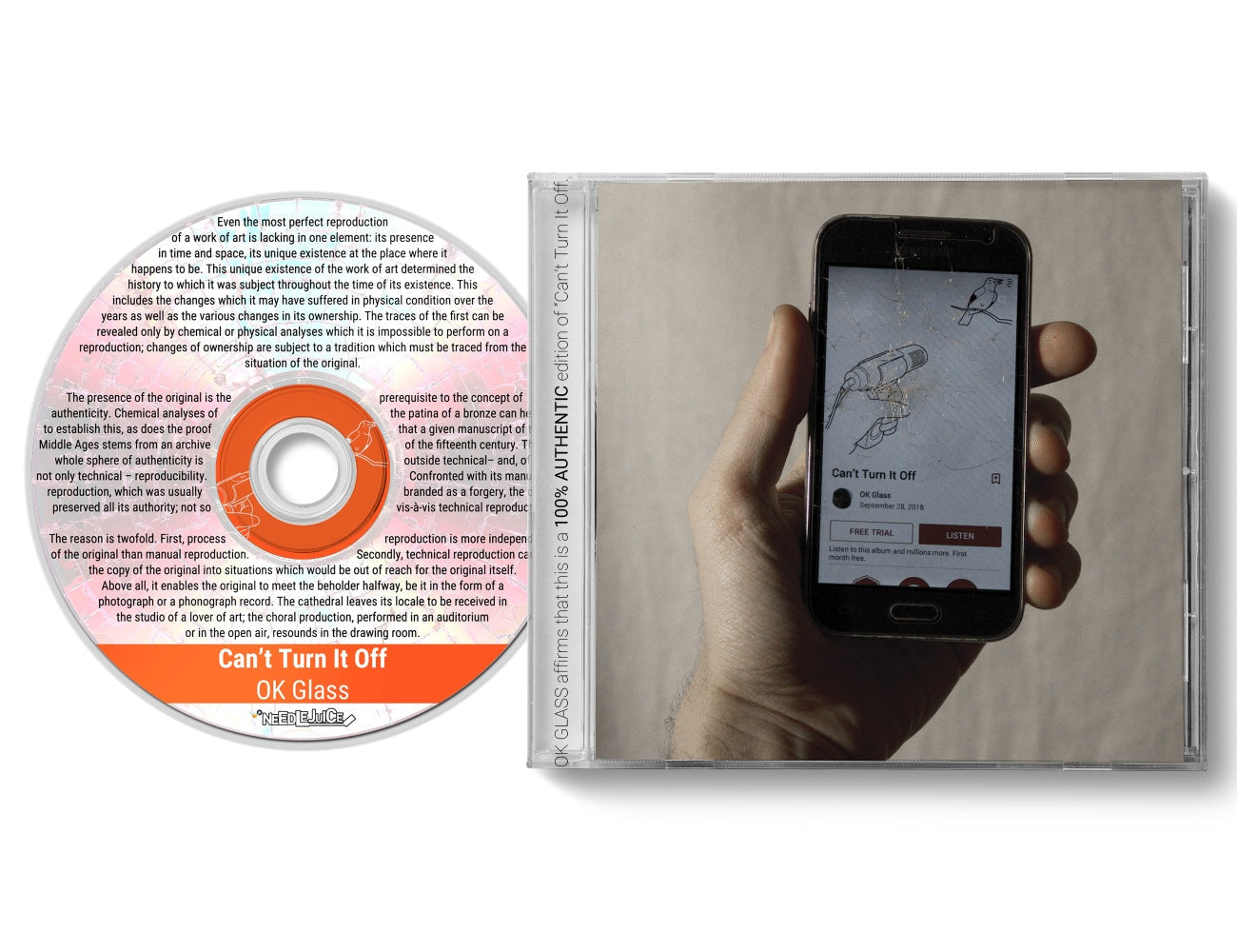 Can't Turn It Off - CD - Needlejuice Records - Music CD