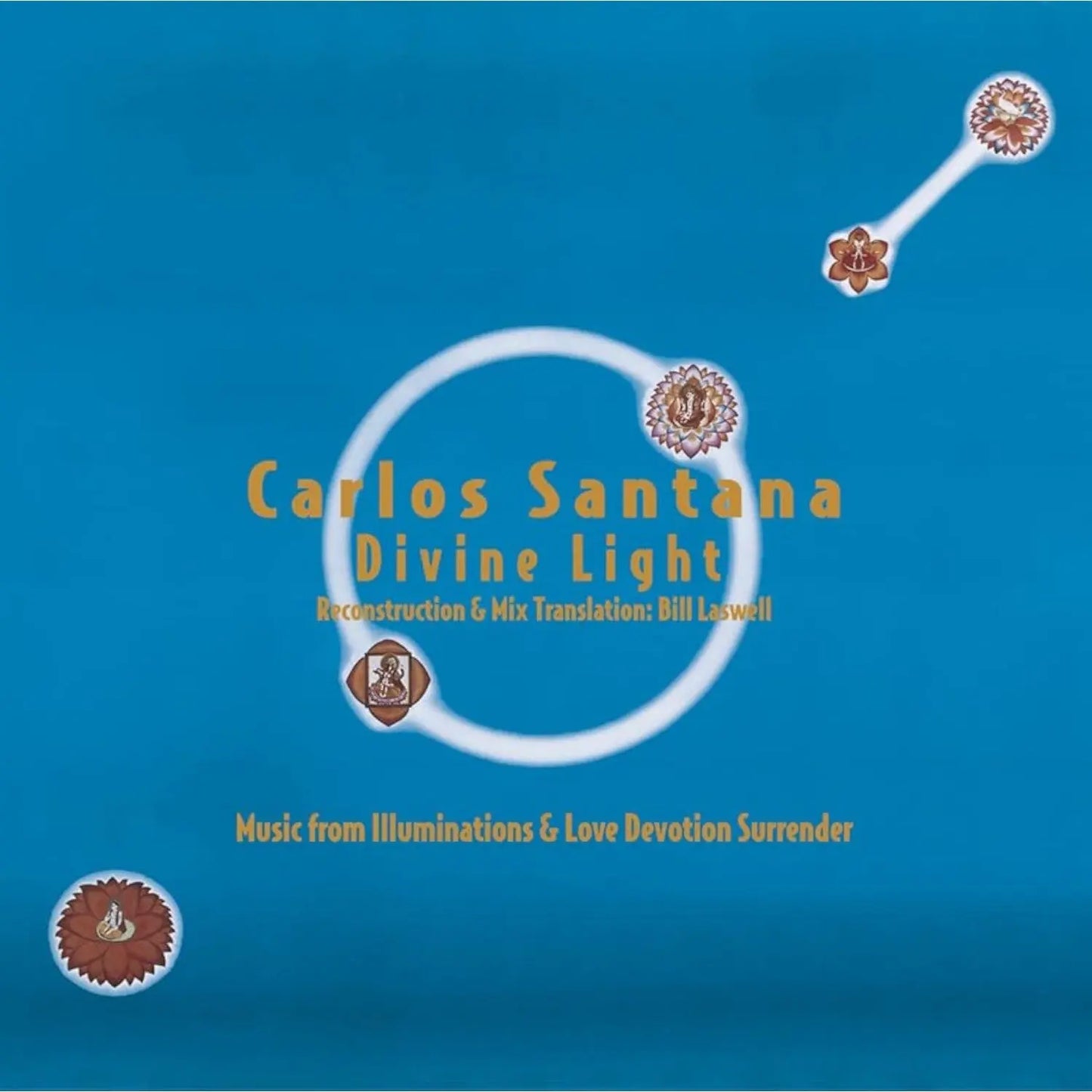 Carlos Santana - Divine Light: Reconstruction & Mix Translation By Bill Laswell (Yellow/Red/Black Marble 2-LP Vinyl) Vinyl Record