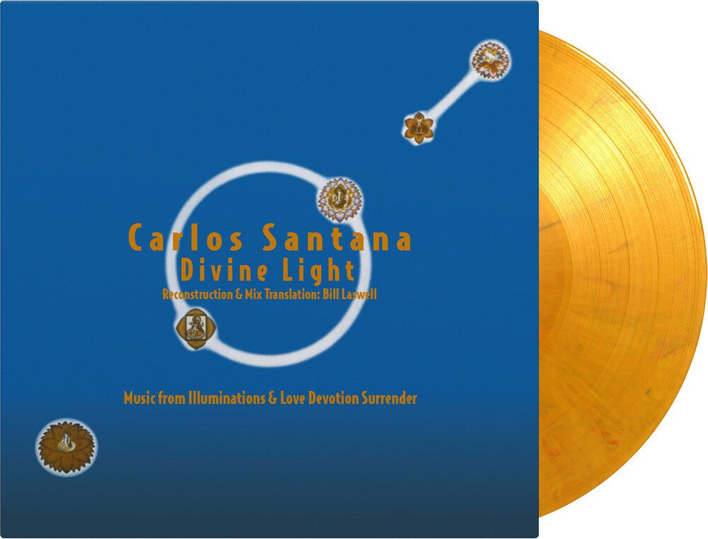 Carlos Santana - Divine Light: Reconstruction & Mix Translation By Bill Laswell (Yellow/Red/Black Marble 2-LP Vinyl) Vinyl Record