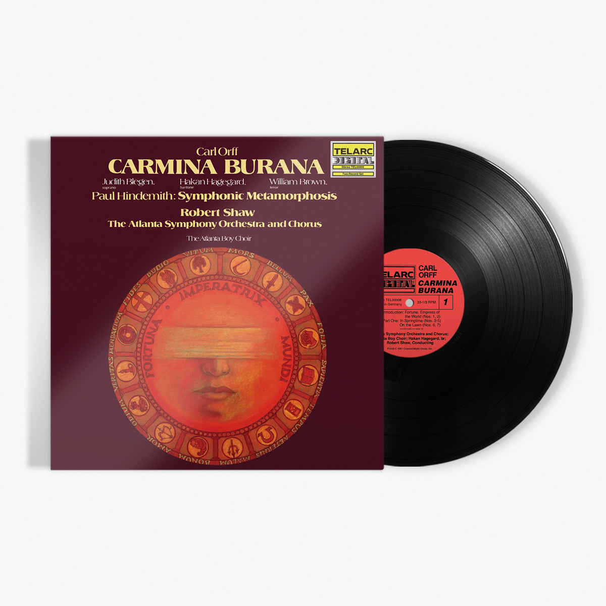 Carl Orff's Carmina Burana & Paul Hindemith's Symphonic Metamorphosis (2-LP) Vinyl Record