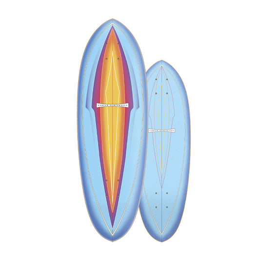 Carver Blue Haze Surfskate Deck (V0) - 31ƒ??