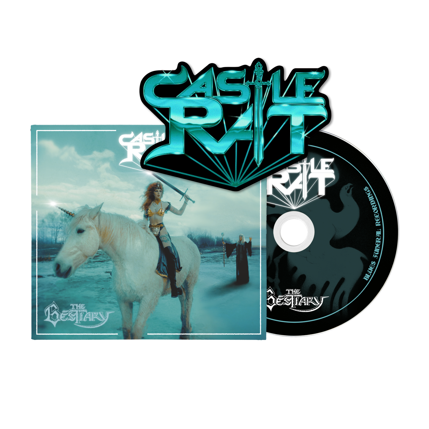 Castle Rat The Bestiary Music CD w/ Sticker