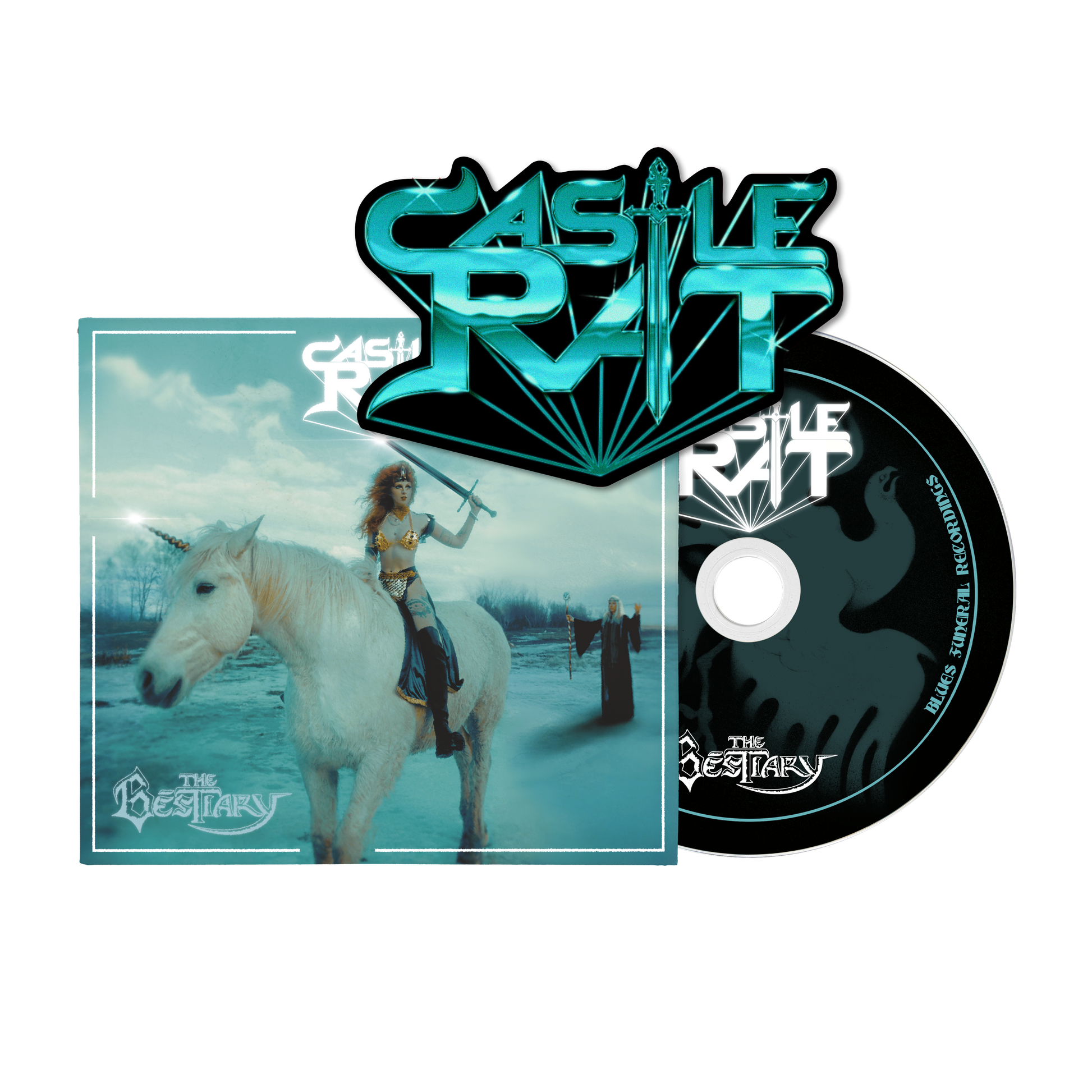Castle Rat The Bestiary Music CD w/ Sticker