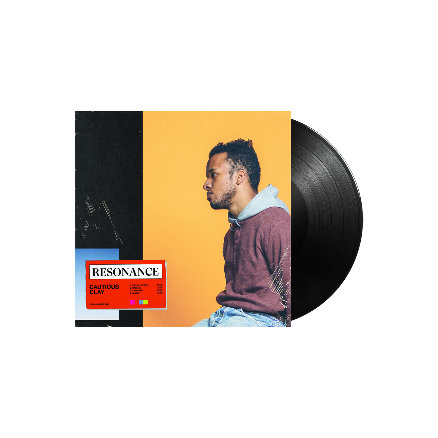 Cautious Clay - RESONANCE - 7" Black Vinyl Record