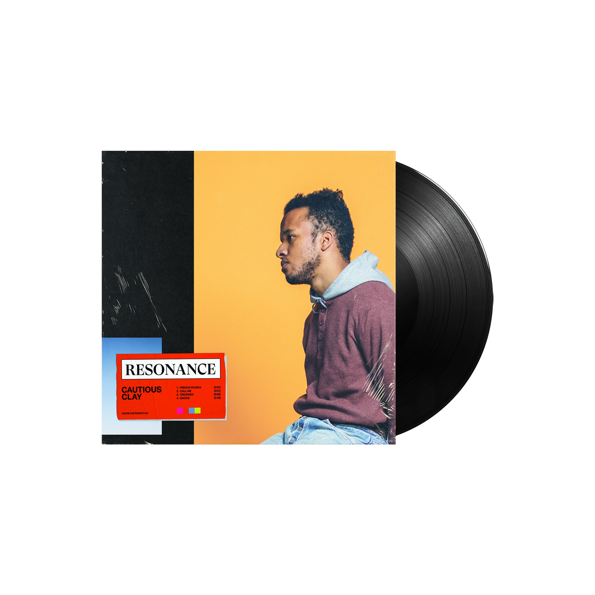 Cautious Clay - RESONANCE - 7" Black Vinyl Record
