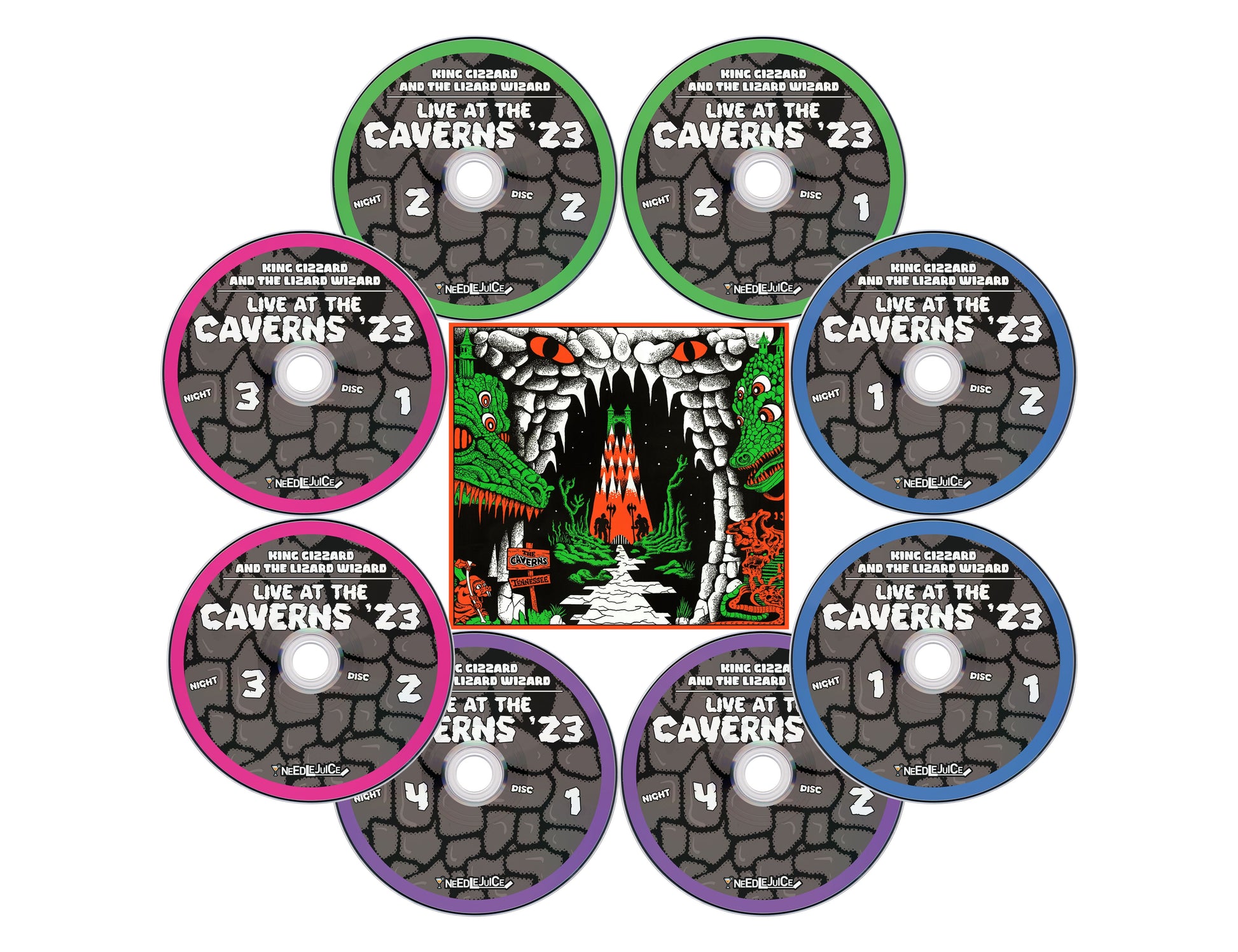 Live at The Caverns '23 - CD Boxset - Needlejuice Records - Music CD