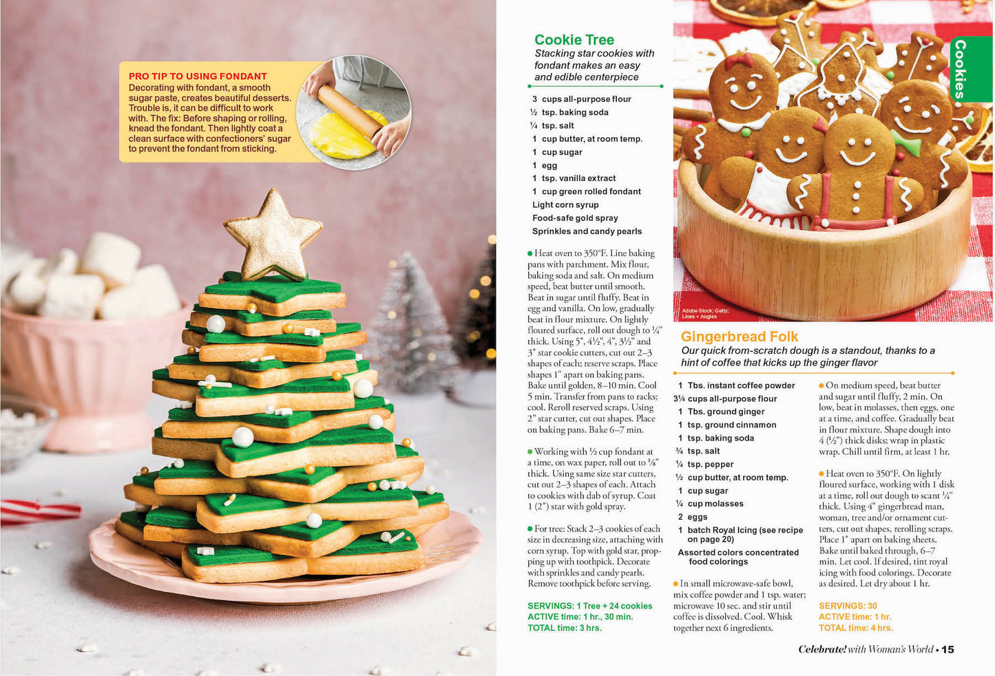 Celebrate With Woman's World - Christmas Treats & More: 113 Recipes, Festive Cakes, Brownies, Cookies, Bars, Mini Treats, Snowmen Cupcakes, Holiday Breads, Pies, Easy & Quick Gift Ideas!