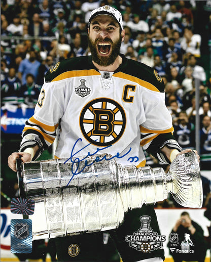 Zdeno Chara 2011 Stanley Cup Boston Bruins Autographed 11" x 14" Hockey Photo