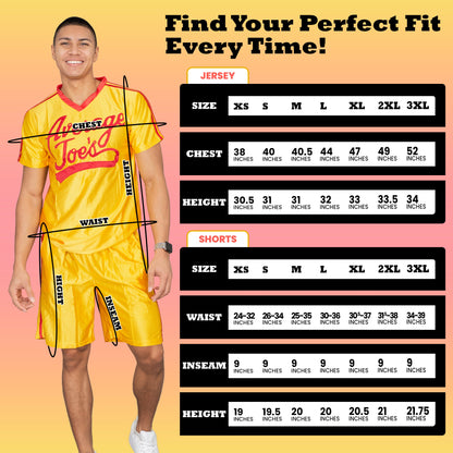 Average Joe's Costume Jersey Set