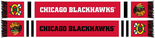 CHICAGO BLACKHAWKS SCARF - Home Jersey HD Woven