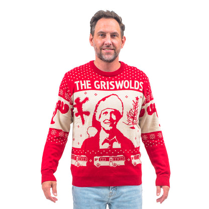Christmas Vacation The Griswold's Threshold Clark Santa Hat Ugly Christmas Sweater