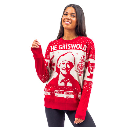 Christmas Vacation The Griswold's Threshold Clark Santa Hat Ugly Christmas Sweater
