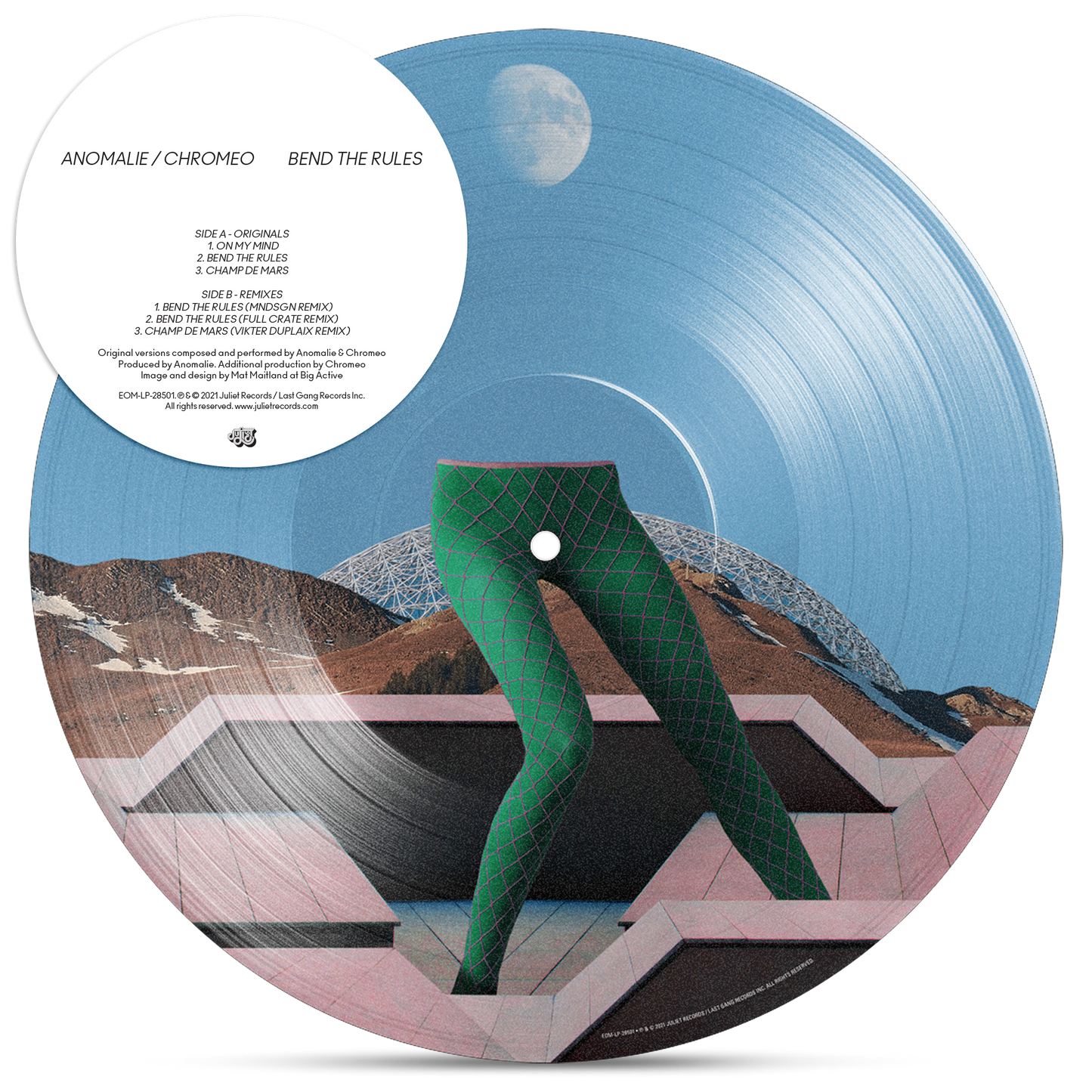 Chromeo / Anomalie - Bend The Rules Picture Disc Vinyl Record