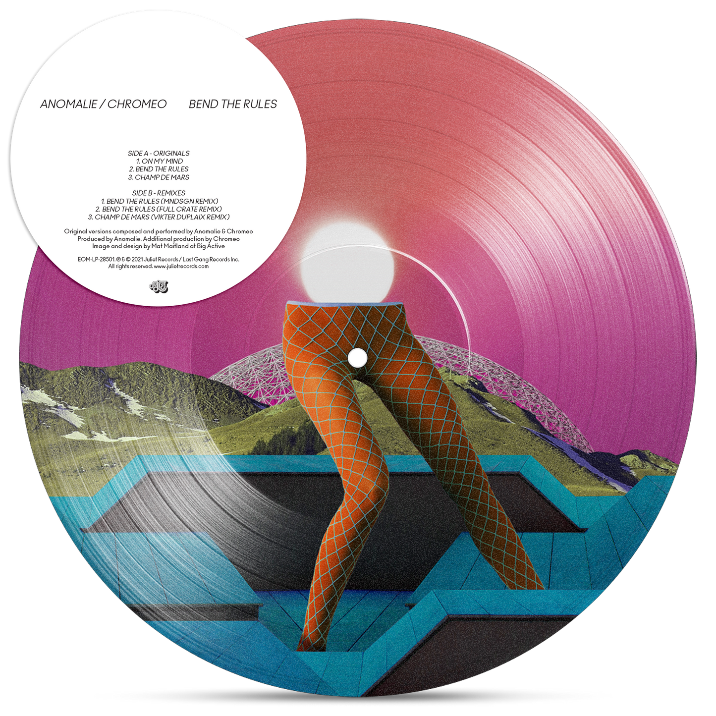 Chromeo / Anomalie - Bend The Rules Picture Disc Vinyl Record