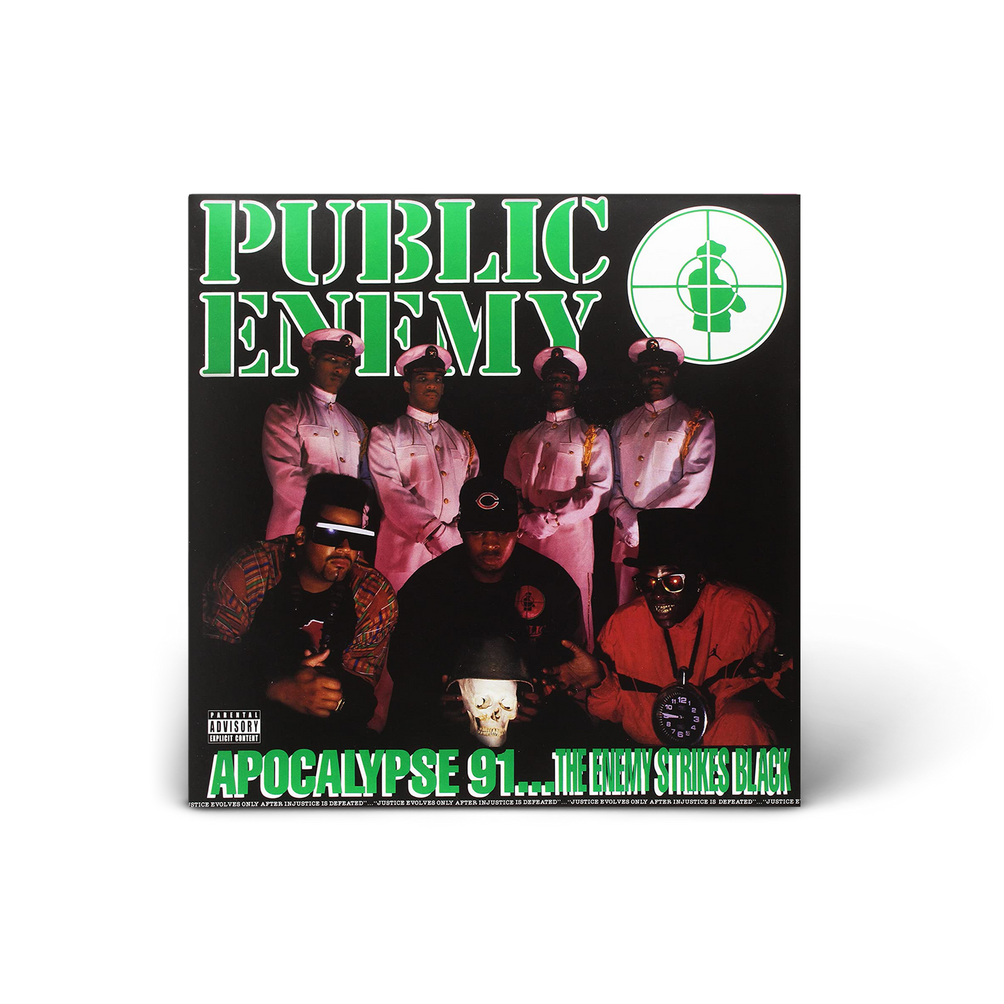 Public Enemy Apocalypse 91 The Enemy Strikes Black LP on Limited Edition Translucent Green Vinyl Record