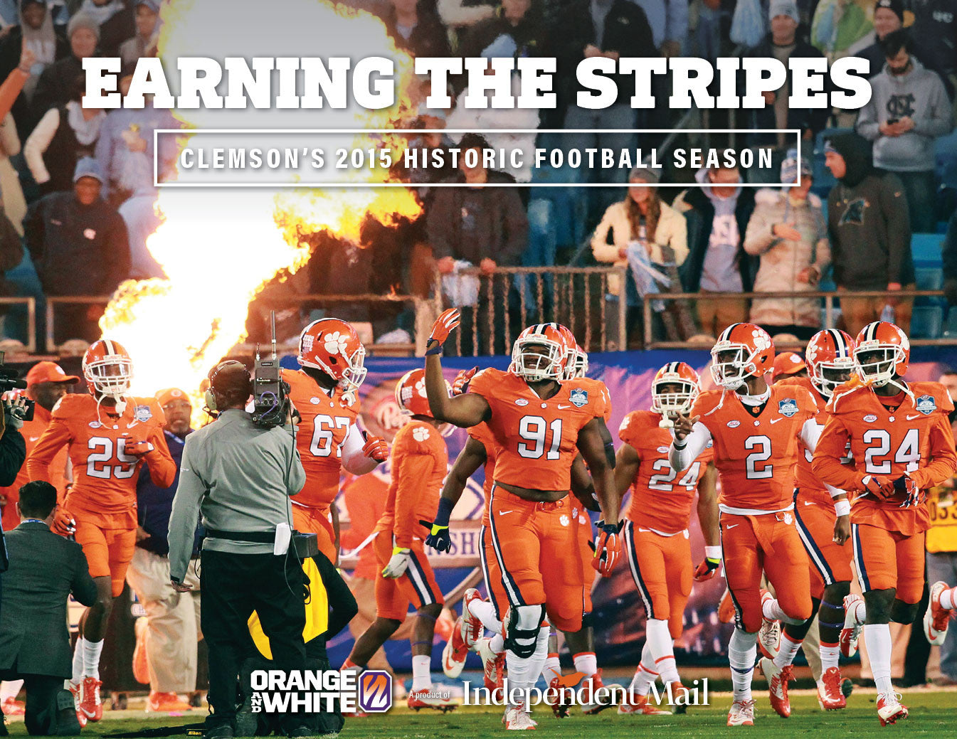 Earning the Stripes: Clemson’s 2015 Historic Football Season Book