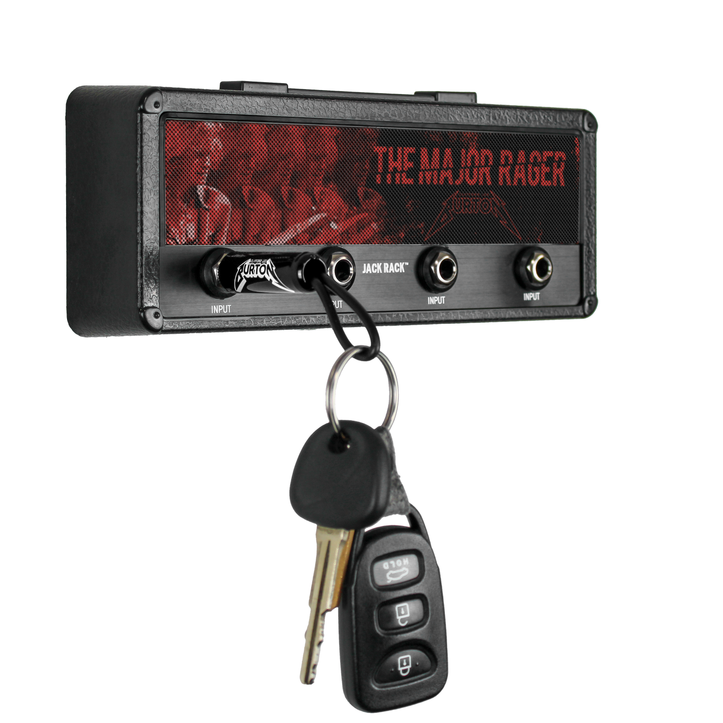 Cliff Burton Magnetic Jack Rack® Pluginz Keychains
