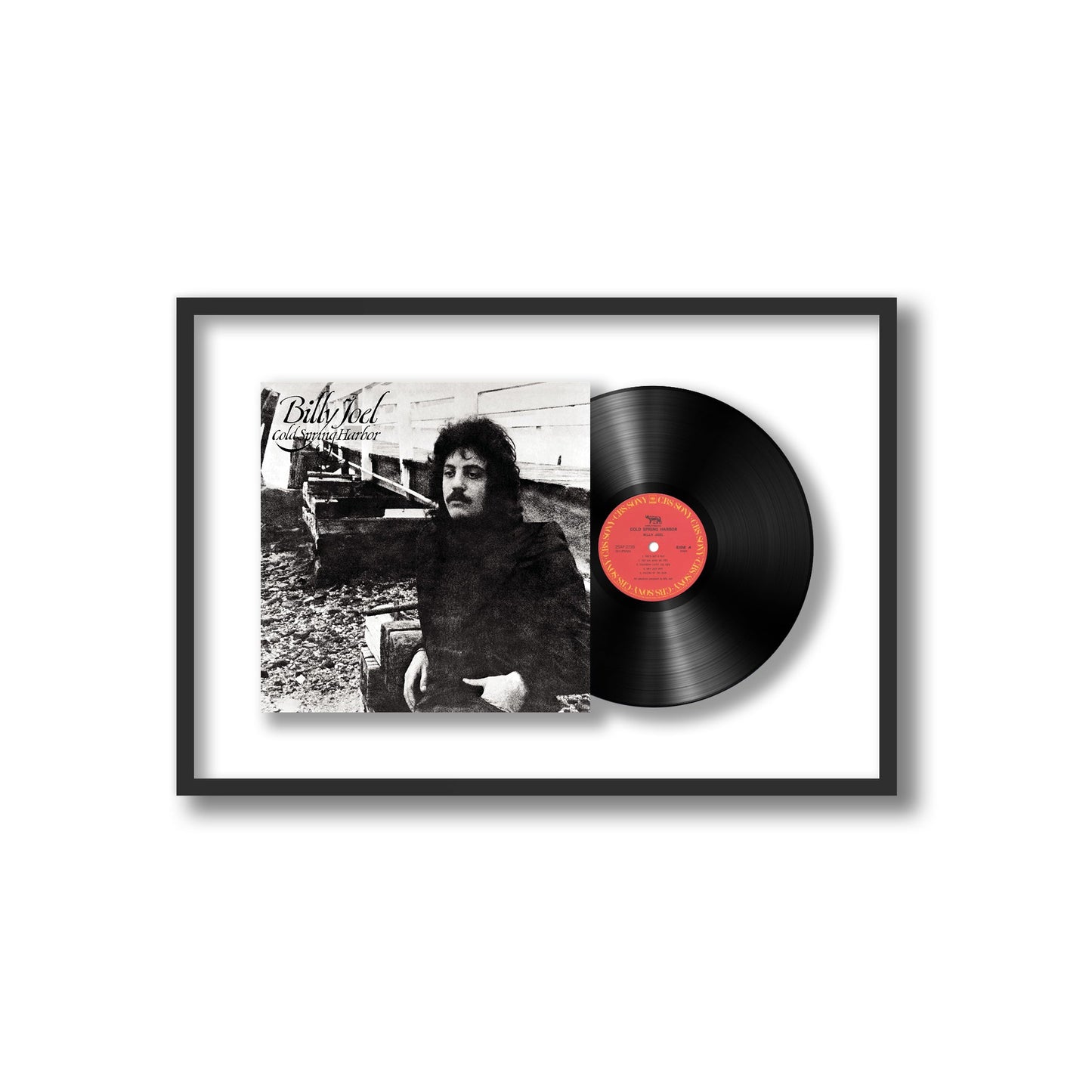 Billy Joel Cold Spring Harbor Framed Vinyl Record