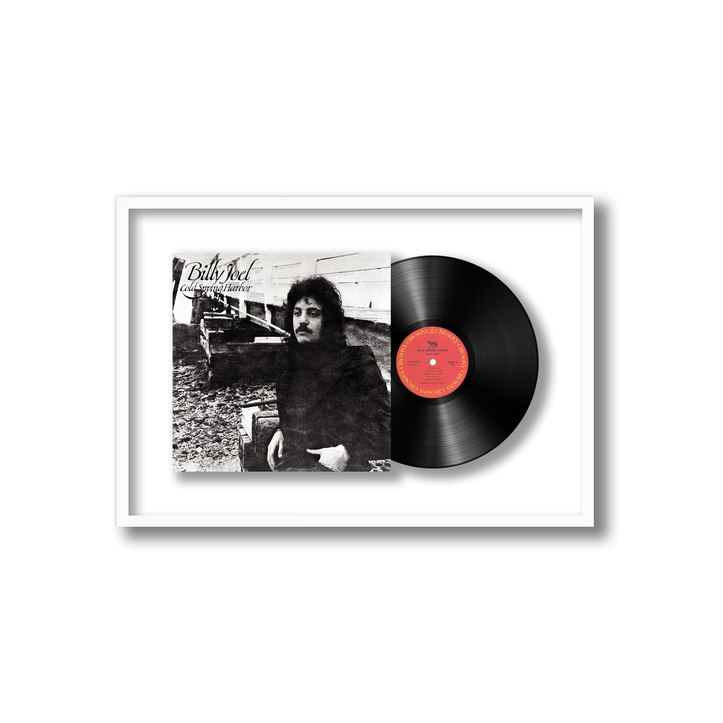 Billy Joel Cold Spring Harbor Framed Vinyl Record