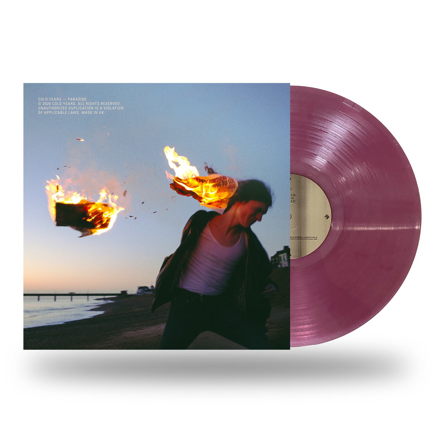 Cold Years - "Paradise" Translucent Purple Vinyl Record