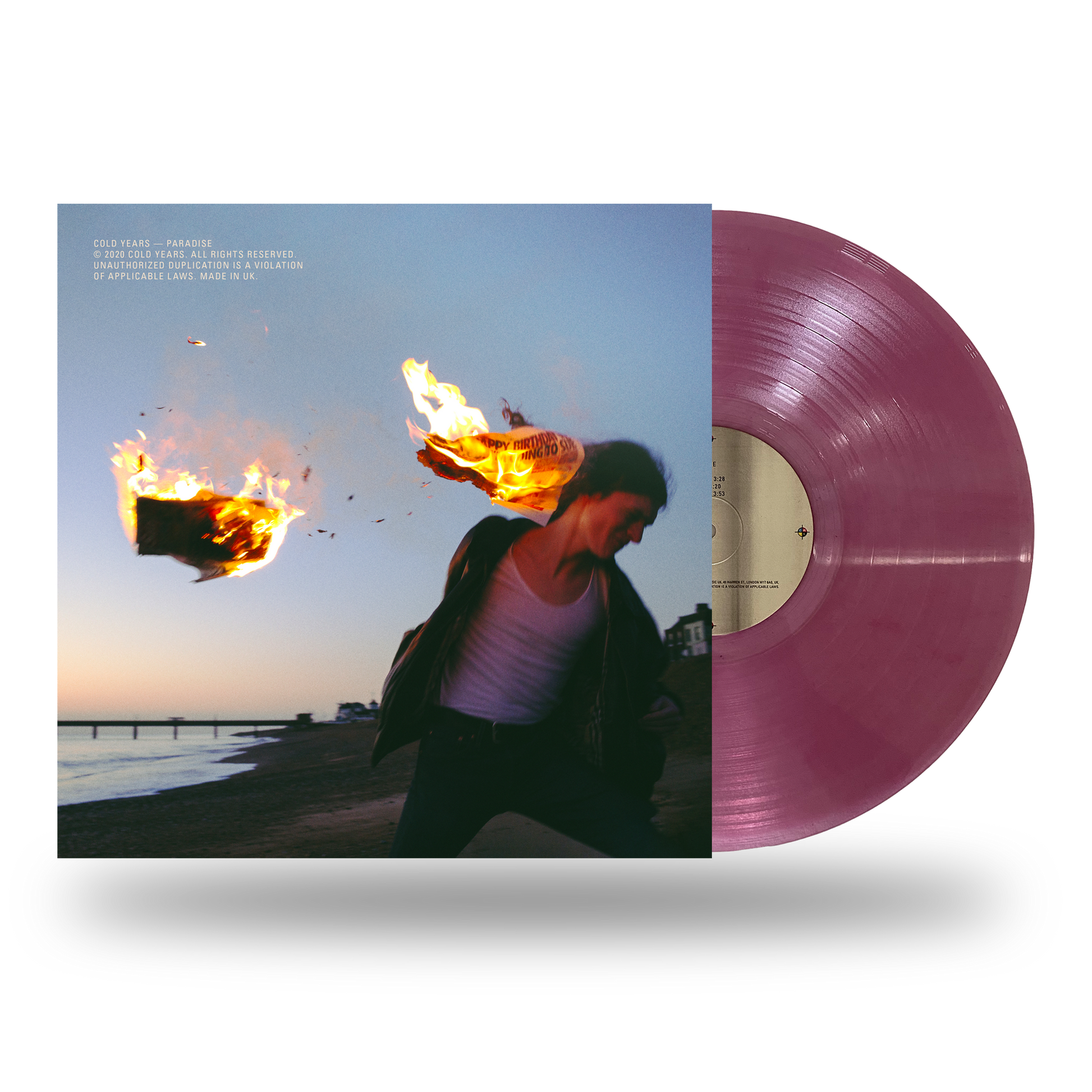 Cold Years - "Paradise" Translucent Purple Vinyl Record
