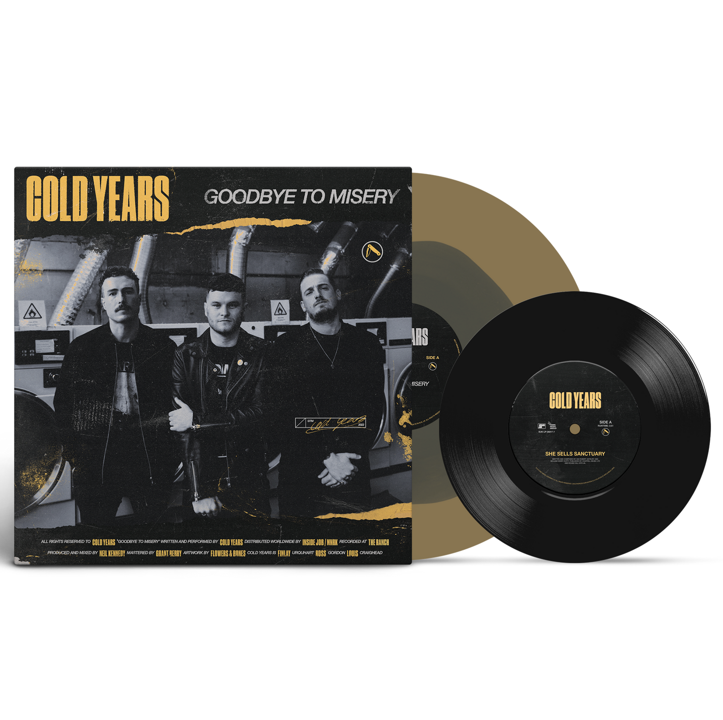 Cold Years - Goodbye To Misery Color In Color Vinyl Record Vinyl Record and 7-inch
