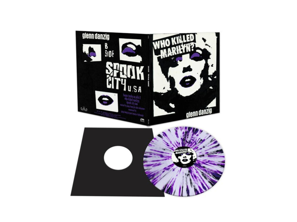Glenn Danzig - Who Killed Marilyn? (Limited Edition White/Purple/Black Splatter Colored Vinyl) Vinyl Record