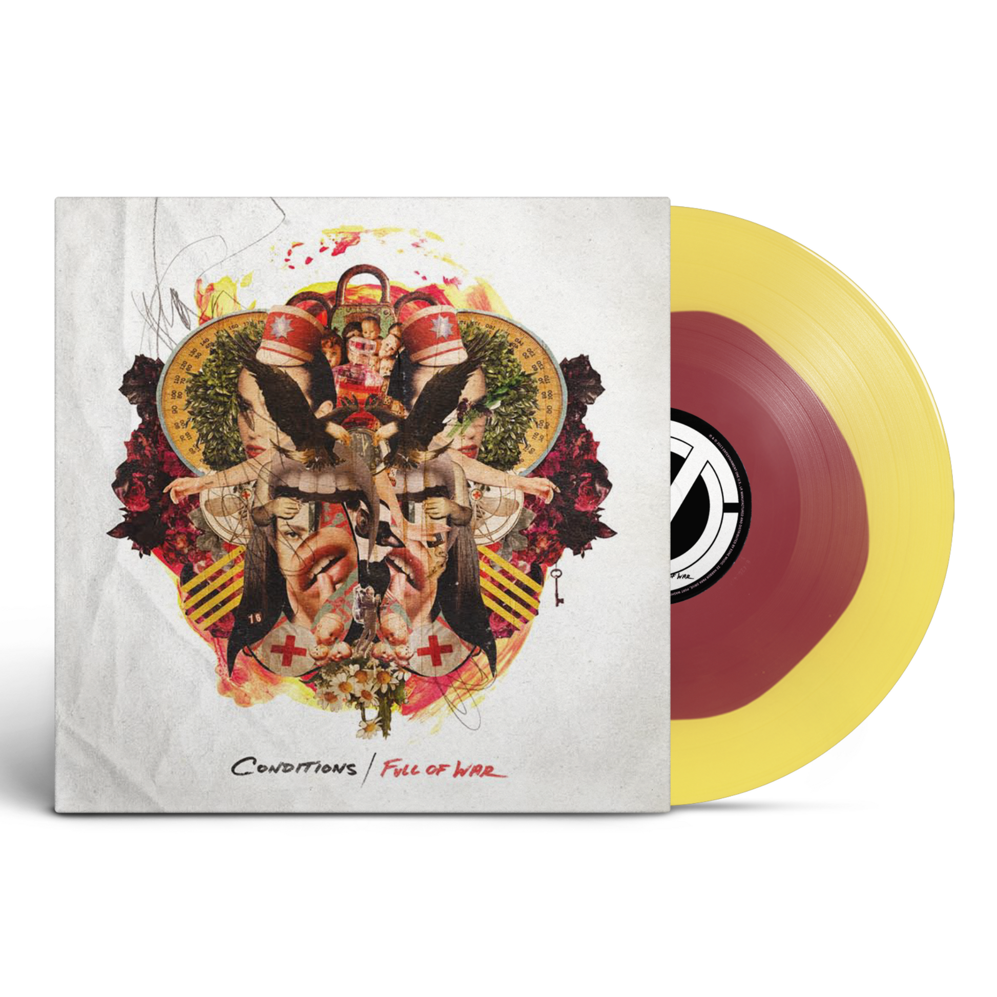 Conditions - Full of War Color in Color Vinyl Record