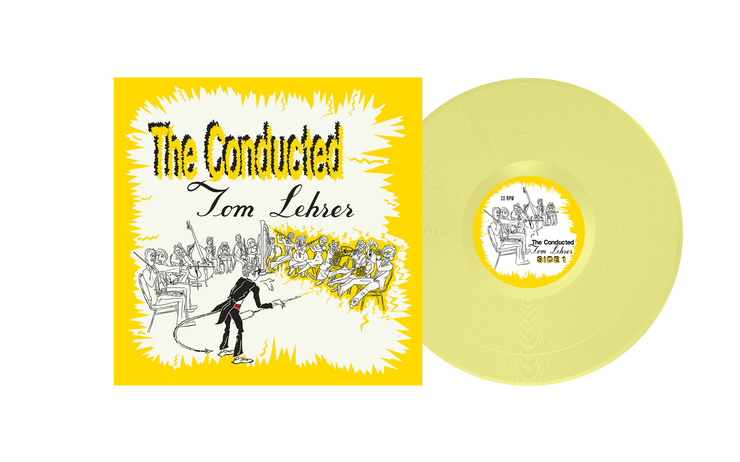 The Conducted Tom Lehrer - Yellow LP - Needlejuice Records - Vinyl Record
