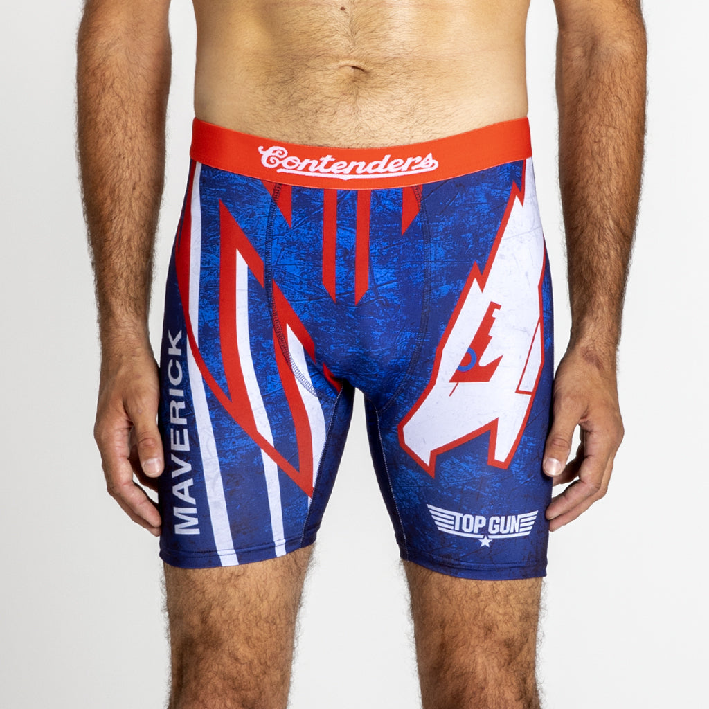 Top Gun Maverick Mens Brief Shorts Blue
