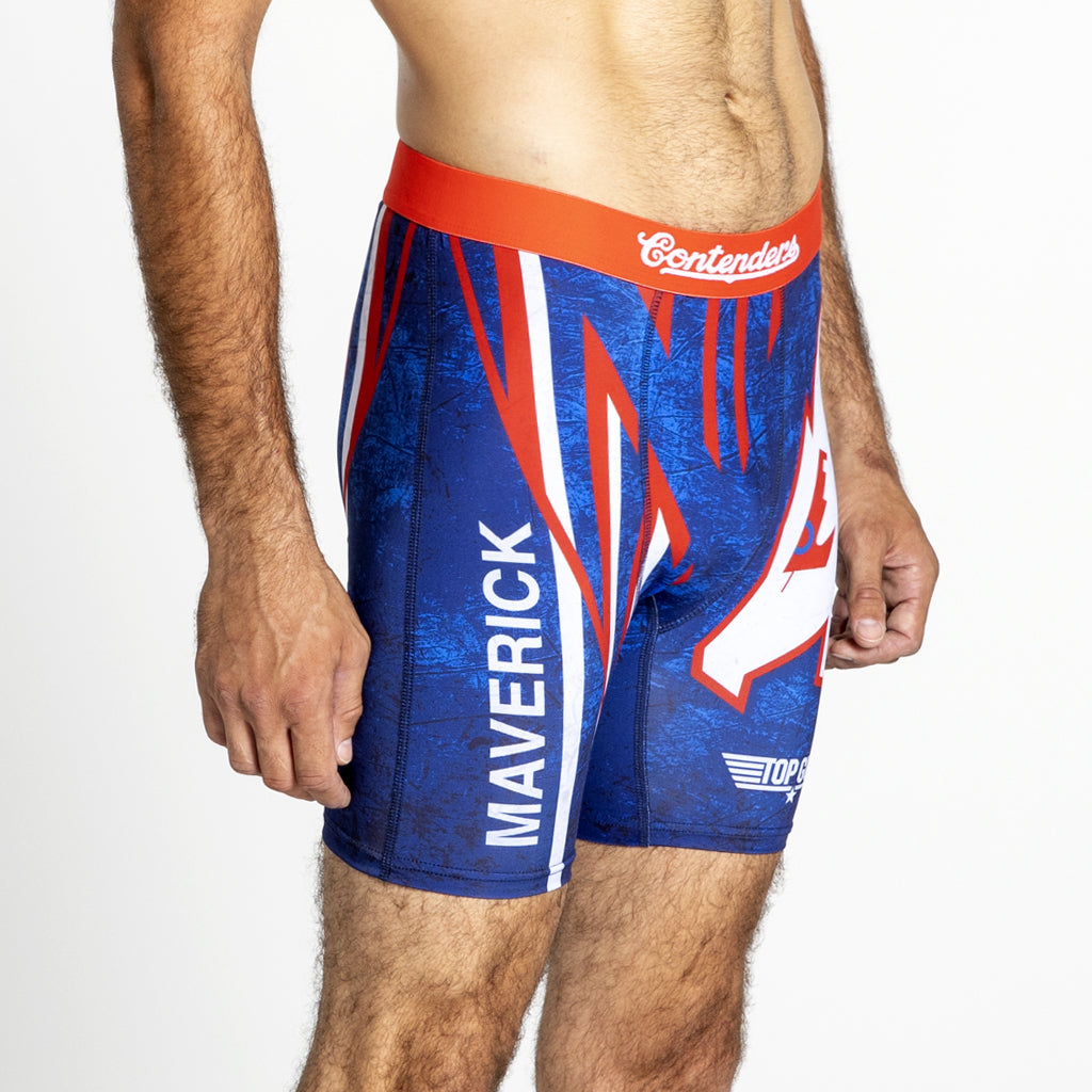 Top Gun Maverick Mens Brief Shorts Blue