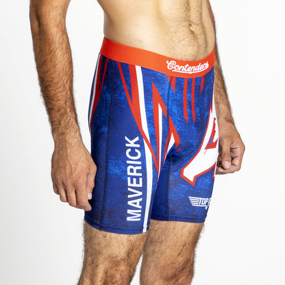 Top Gun Maverick Mens Brief Shorts Blue