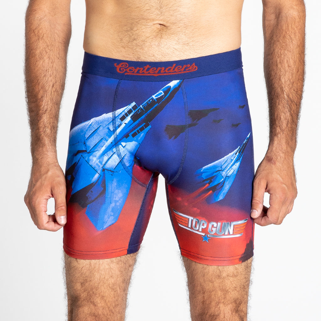Top Gun Need 4 Speed Mens Brief Shorts Blue