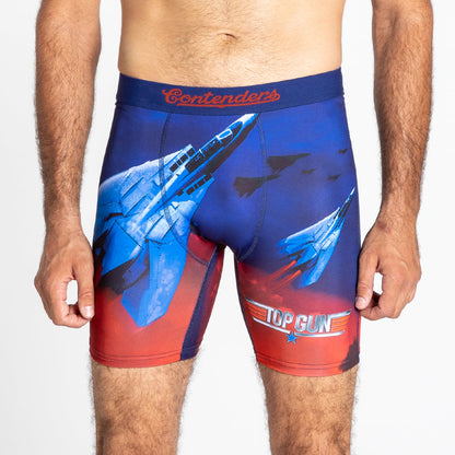 Top Gun Need 4 Speed Mens Brief Shorts Blue