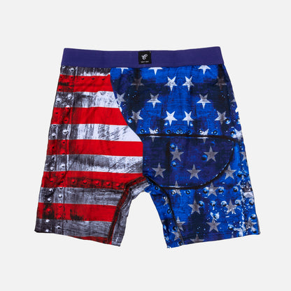 Top Gun Tomcat Mens Brief Shorts White
