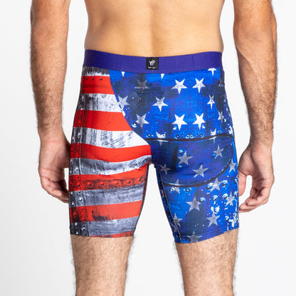 Top Gun Tomcat Mens Brief Shorts White