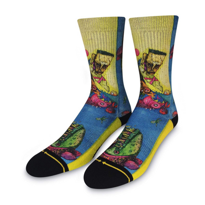 Bad Otis Link Big Fish Adult Crew Socks