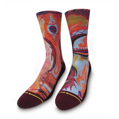 Taylor Reinhold Buddha Adult Crew Socks