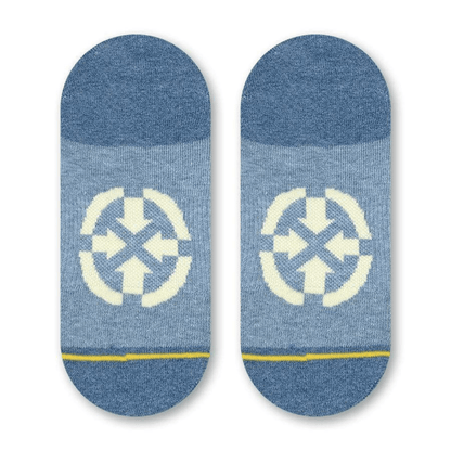 Midnight Orchid Plant Based Dye Adult No Show Socks