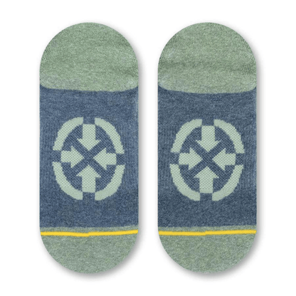 Morning Citrus Plant-Based Dye Adult No Show Socks