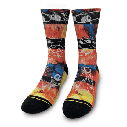Lucile Packard Eyeballs Adult Crew Socks