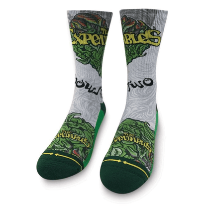 The Expendables Bowl For Two Adult Crew Socks