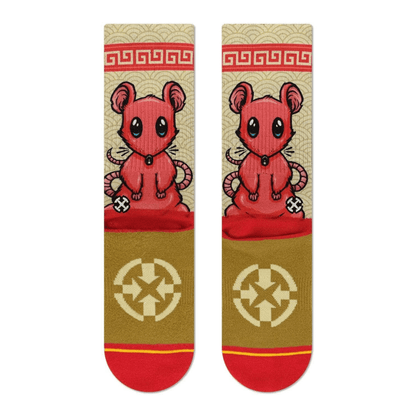 Year of the Rat Adult Crew Socks