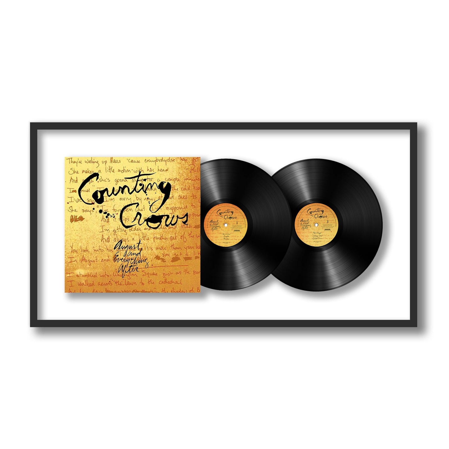 Counting Crows August And Everything After Framed Vinyl Record