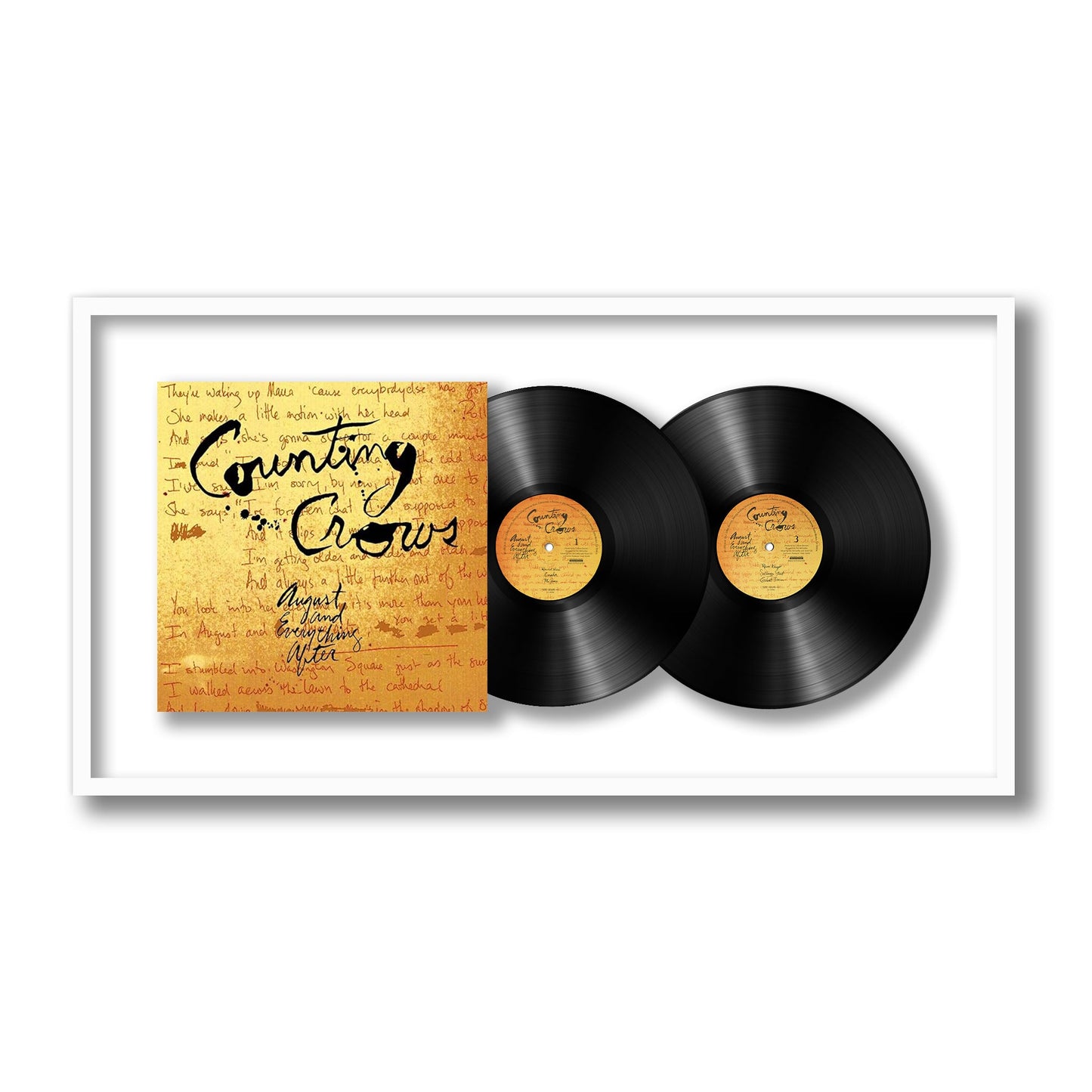 Counting Crows August And Everything After Framed Vinyl Record