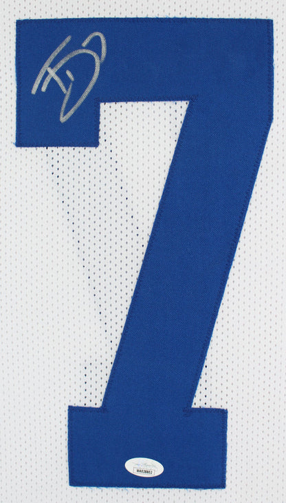 Trevon Diggs Dallas Cowboys Autographed White Football Jersey